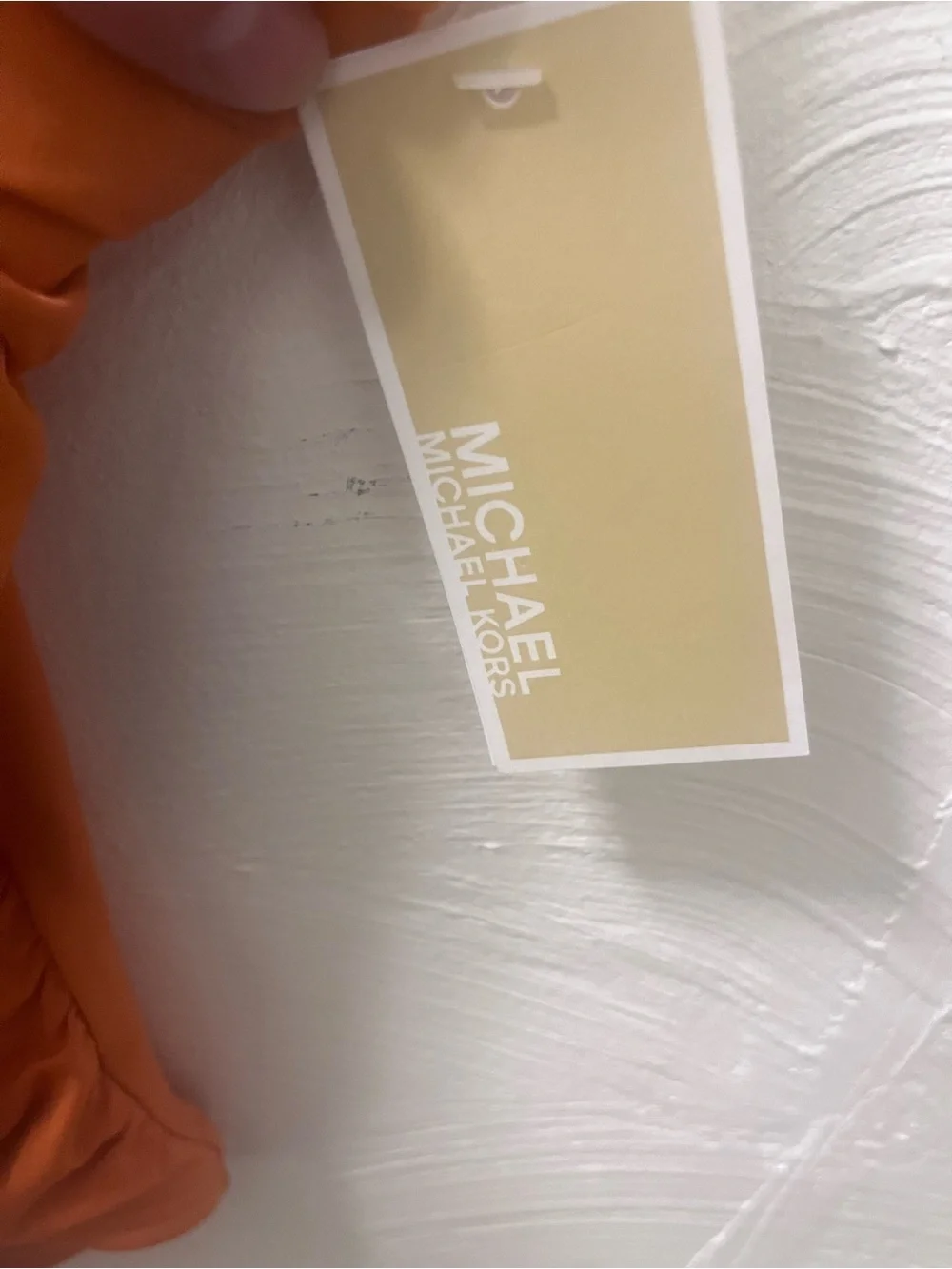 Michael Kors “Mimosa” One-Piece Swimsuit with Ring Detail, Women’s, Size 12